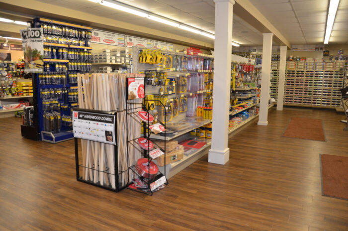 Interior of Van's Lumber Building Center in Door County