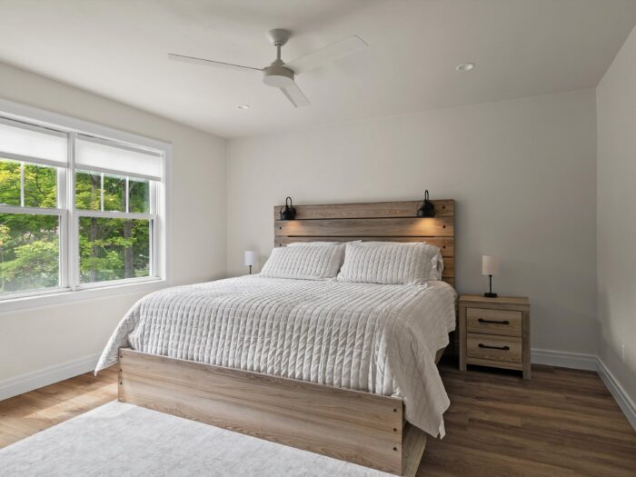 Van's Lumber custom built homes in Northeast Wisconsin interior bedroom