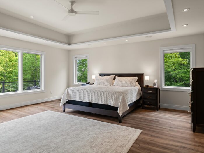 Van's Lumber custom built homes in Northeast Wisconsin interior bedroom