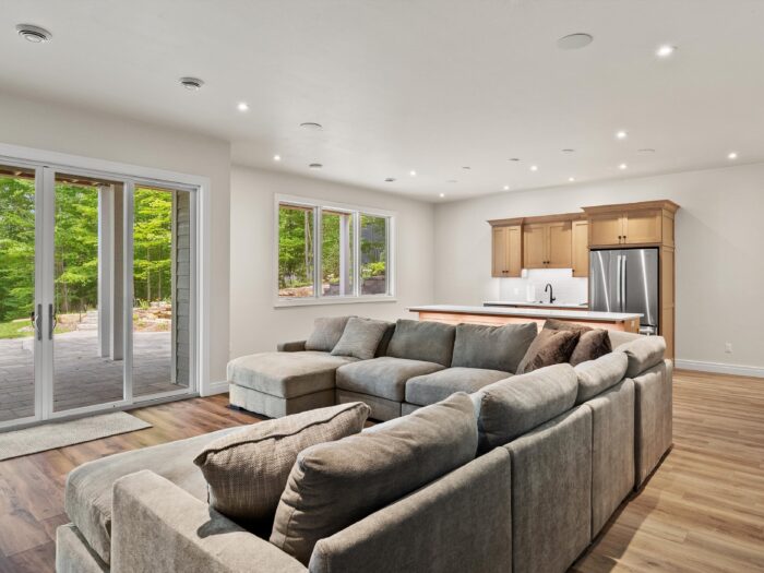 Van's Lumber custom built homes in Northeast Wisconsin interior great room