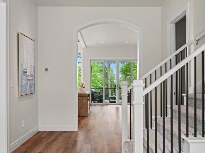 Van's Lumber custom built homes in Northeast Wisconsin interior foyer