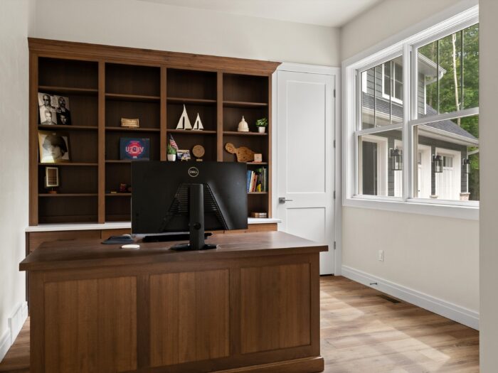 Van's Lumber custom built homes in Northeast Wisconsin interior office