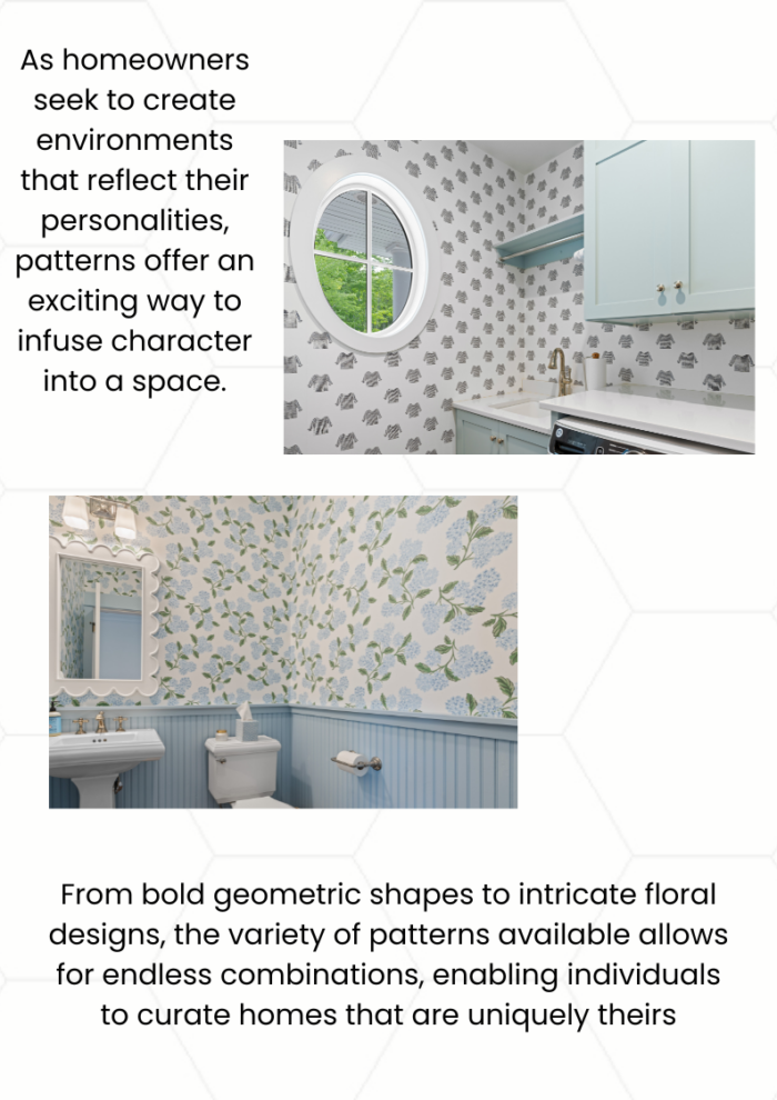 Color blocking and patterns article