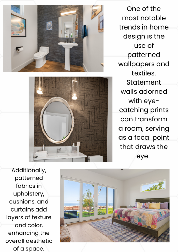 Color blocking and patterns article