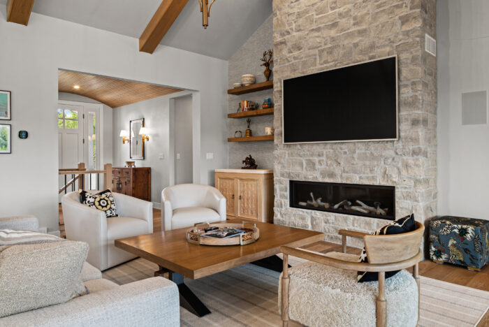 Van's Lumber custom built homes in Northeast Wisconsin interior great room