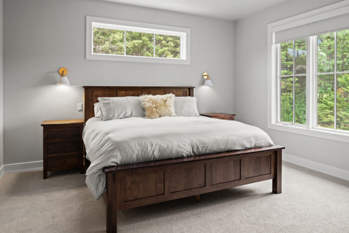 Van's Lumber custom built homes in Northeast Wisconsin interior bedroom