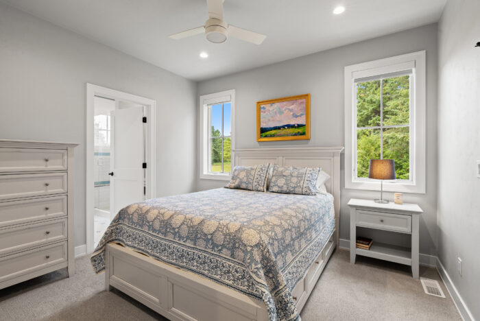 Van's Lumber custom built homes in Northeast Wisconsin interior bedroom