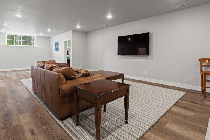 Van's Lumber custom built homes in Northeast Wisconsin interior living room