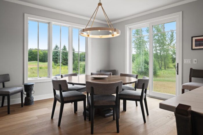 Van's Lumber custom built homes in Northeast Wisconsin interior dining room