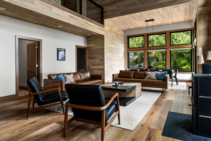 Van's Lumber custom built homes in Northeast Wisconsin interior living room