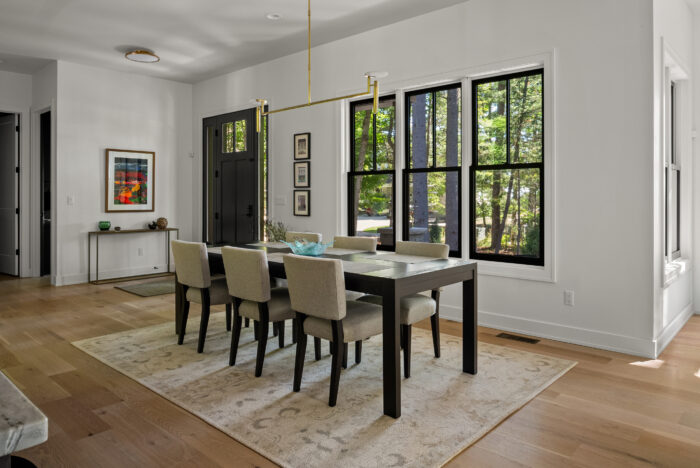 Van's Lumber custom built homes in Northeast Wisconsin interior dining room