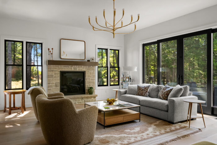 Van's Lumber custom built homes in Northeast Wisconsin interior living room