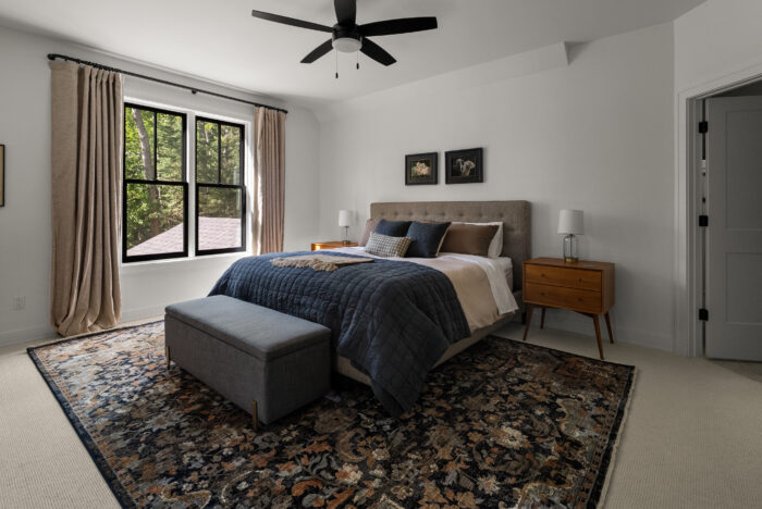 Van's Lumber custom built homes in Northeast Wisconsin interior bedroom