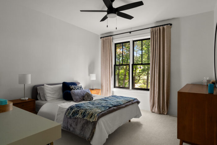 Van's Lumber custom built homes in Northeast Wisconsin interior bedroom