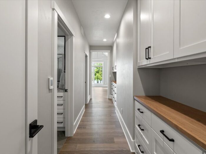 Van's Lumber custom built homes in Northeast Wisconsin interior hallway